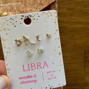 NWT Anthropologie Libra Stud Earrings